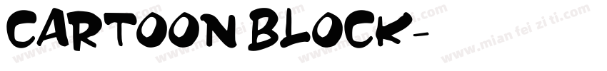 CARTOON BLOCK字体转换